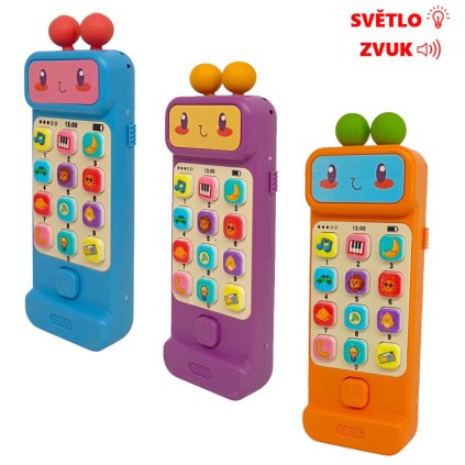 dětský telefon housenka 1