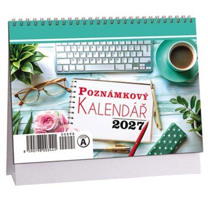 Stolní kalendář Poznámkový mikro 2027 (0898)