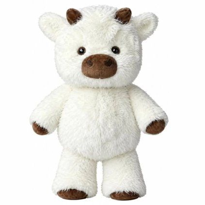 Plyšová kravička Running Cow bílá 27 cm 4 (2863)