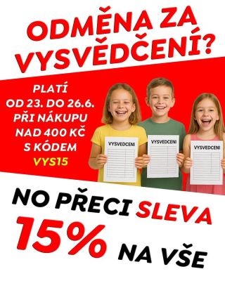 Využijte slevu 15% na celý sortiment na našem e-shopu ➡️https://1url.cz/W1N21 a udělejte radost svým dětem dárkem za...